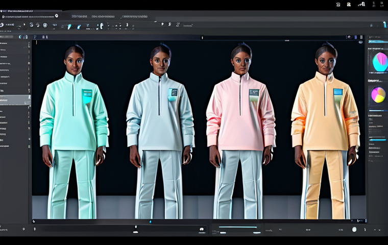 AI-Assisted Fashion Design**

"A fashion designer, fully clothed in stylish, modest clothing, working on a digital design interface with AI suggestions highlighted, professional studio setting, appropriate attire, safe for work, perfect anatomy, correct proportions, natural pose, professional digital art, high quality, vibrant colors, futuristic elements, emphasizing collaboration between human creativity and AI assistance."

**